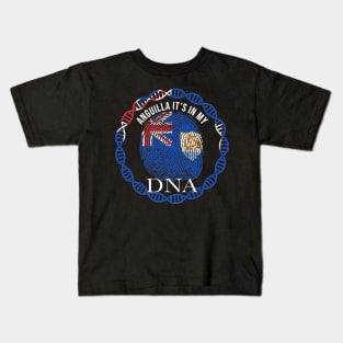 Anguilla Its In My DNA - Gift for Anguillan From Anguilla Kids T-Shirt